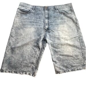 Vintage‎ Y2K Halifax Baggy Denim Acid Wash Shorts